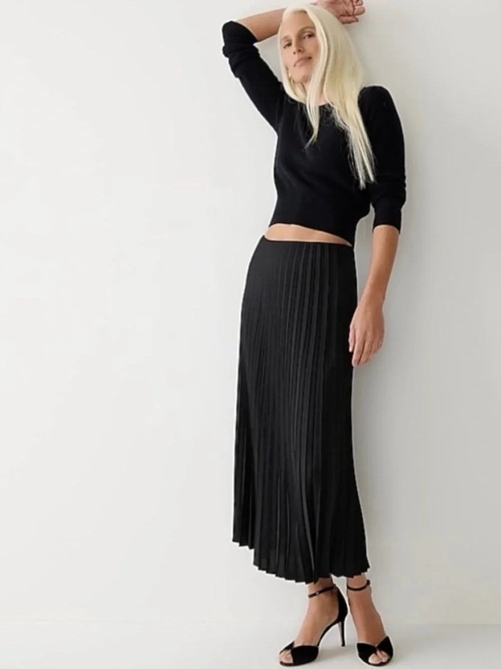 J. Crew satin sits